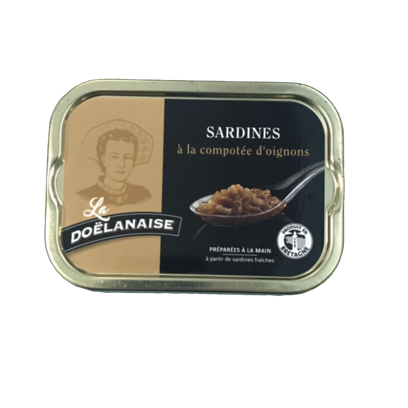 Sardines à la compotée d'oignons